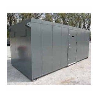 FULLY WELDED Tornado Shelter 26'x8' for 1 41 people, built in accordance with FEMA Standards (COMMUNITY STORM SHELTER) Pallets
