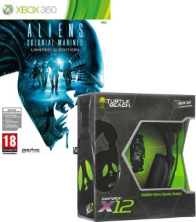 Aliens Colonial Marines (Limited Edition) Bundle Includes Turtle Beach X12 Pro Gaming Headset      Xbox 360