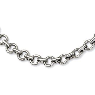 Stainless Steel Polished Links 20in Necklace Jewelry