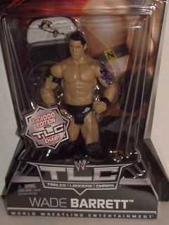 2011 WWE TABLES LADDERS CHAIRS WADE BARRETT WRESTLING FIGURE WITH 1 OF 1000 TLC CHAIR Toys & Games