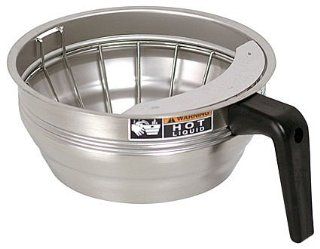 Bunn Stainless Steel Coffee Filter Funnel Brew Basket w/ Splashguard Kitchen & Dining