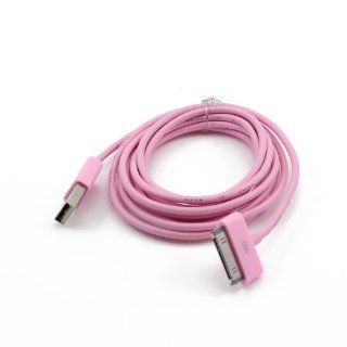 2M/6FT Pink USB Data Sync Charger Long Cable For iPod Touch iPhone 3G 3GS 4 4S Cell Phones & Accessories