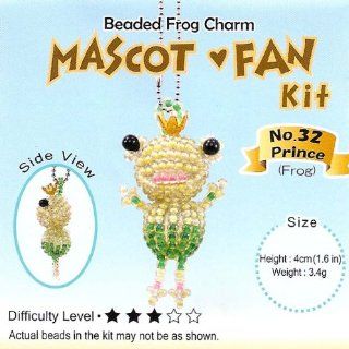 Create Your Own Miyuki Mascot Bead Charm Kit   Frog Prince