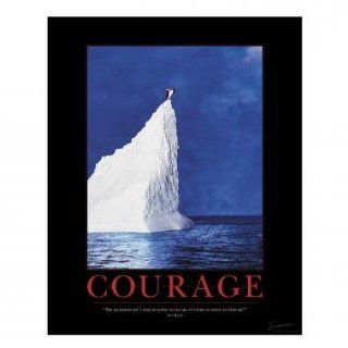 Successories Courage Penguin Motivational Poster   Prints