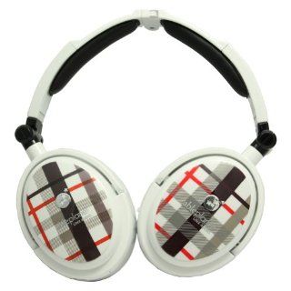 Able Planet XNC230 Extreme Foldable Noise Canceling Headphones (White Plaid) Electronics