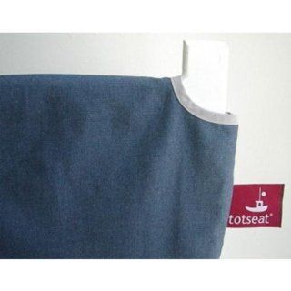 Totseat The Washable Squashable Highchair (Denim Blue)  Childrens Chair Harnesses  Baby