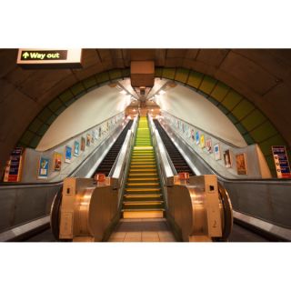 Subway Escalators and Stairs Wall Mural      Homeware