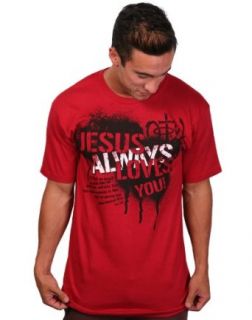 NOTW Always Loves   Christian Mens T Shirt   Small at  Mens Clothing store Fashion T Shirts