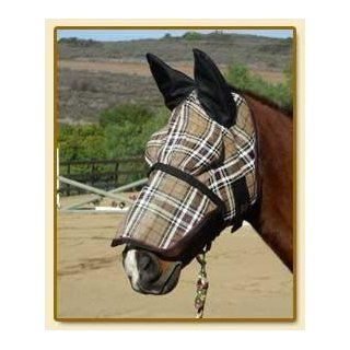 The New Bug Eye Fly Mask with Ears, Nose and Webbing Trim Sports & Outdoors