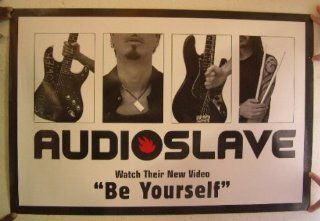 Audioslave Poster New Video 'Be Yourself' Rage Against The Machine Soundgarden  Prints  