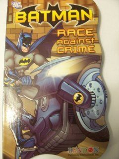 DC Comics Batman Shaped Board Book ~ Race Against Crime (2011) Toys & Games