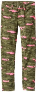Almost Famous Girls 7 16 Camo Printed Twill Jeans Clothing