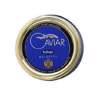 Kaluga Caviar also known as River Beluga Caviar 'Malossol'   5 oz/143 gr.  Caviars And Roes  Grocery & Gourmet Food