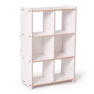 Sprout 6 Shelf Cubby CUB6001 Color White