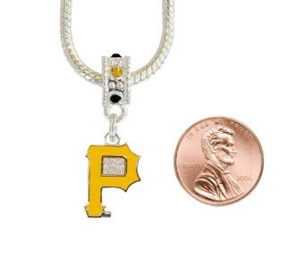 Pittsburgh Pirates Charm with Connector Will Fit Pandora, Troll, Biagi and More  Sports Fan Necklaces  Sports & Outdoors