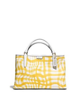 COACH The East/West Town Tote in Wavy Gingham Canvas's