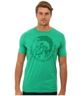 Diesel T Achel RS T Shirt Mens Short Sleeve Pullover (Green)