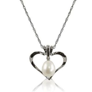 pearl and heart interchangeable pendant in sterling silver $ 59 00 add