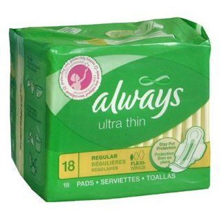 ALWAYS ULTRA THIN W/WING 12/Case 18 EACH Health & Personal Care