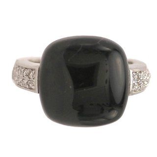 Square Black Onyx Ring Jewelry