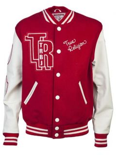 True Religion Letterman Varsity Jacket
