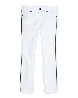 Piped Jean Leggings, White, Girls 2 6X   Joes Jeans