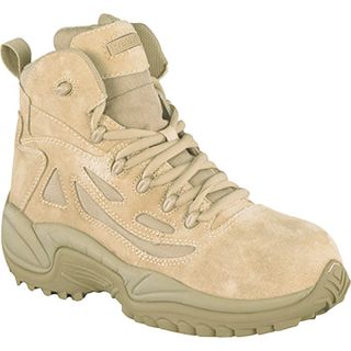 Reebok Rapid Response 6 Inch Composite Toe Zip Boot   Desert Tan, Size 7 Wide,