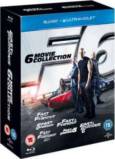 Fast and Furious The 6 Movie Collection (Includes UltraViolet Copy)      Blu ray