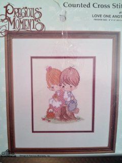 Precious Moments Love One Another Counted Cross Stitch