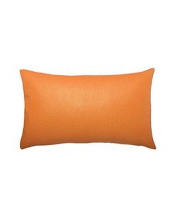 Tangerine Sorbet Snake Print Lumbar Pillow   ELAINE SMITH