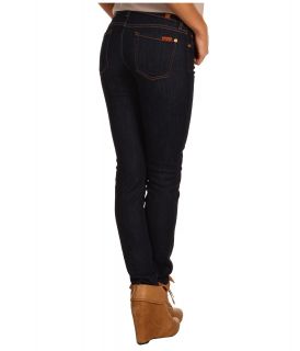 7 For All Mankind The Slim Cigarette in Rinse Womens Jeans (Navy)