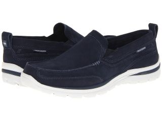 SKECHERS Superior   Pace Mens Slip on Shoes (Navy)