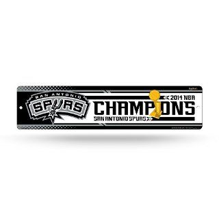 2014 San Antonio Spurs NBA Champions High Res Plastic Street Sign  Sports & Outdoors