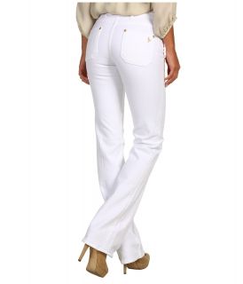 MiH Jeans London Mid Rise Subtle Bootcut in White Womens Jeans (White)