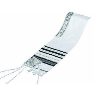 Tallit Prayer Shawl 18/72 Black Silver or Gold Imported From Israel Clothing
