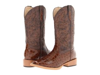 Roper Square Toe Cowboy Boot Cowboy Boots (Tan)