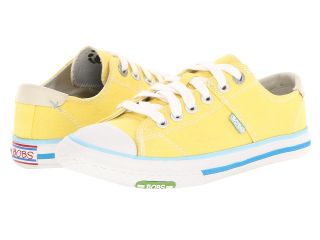 BOBS from SKECHERS Bobs   Canvas Lace Womens Lace up casual Shoes (Yellow)