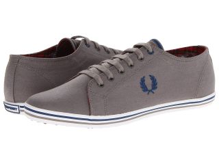 Fred Perry Kingston Twill Tipped Mens Lace up casual Shoes (Gray)