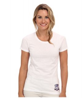 Oakley Hero Shield Tee Womens Short Sleeve Pullover (White)