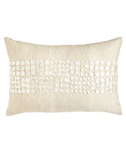 Mother of Pearl Pillow, 14 x 21   Bandhini