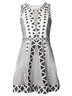 Parker Geo Diamond Print Dress