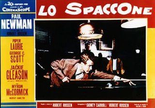 HUGE LAMINATED / ENCAPSULATED The Hustler Vintage Italian Film POSTER measures approximately 100x70 cm Greatest Films Collection Directed by Robert Rossen. Starring Paul Newman, Jackie Gleason, Piper Laurie.   Prints