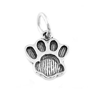 Sterling Silver Animal Paw Print Charm Jewelry