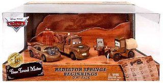 Disney Cars Time Travel Mater Radiator Springs Beginnigs Die Cast 3 Car Set   Limited Theme Park Exclusive Anniversary Edition Toys & Games