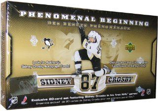 2005/06 Upper Deck Sidney Crosby Phenomenal Beginnings Hockey Set Sports Collectibles
