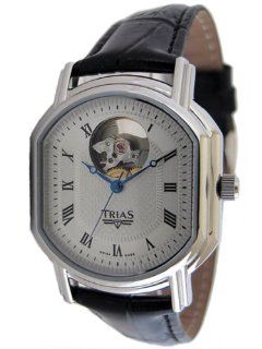 Trias Swiss Automatic Open Heart Tonneau Watch ASK08W S Watches