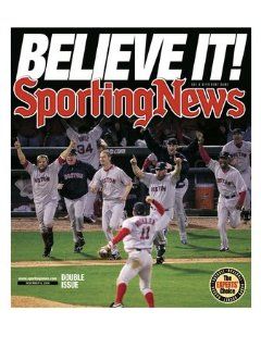 Sporting News Magazine November 08, 2004   Believe it The Boston Red Sox win their first WorldPremium Poster Print, 24x32  