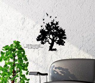 A bird sitting on a tree is never afraid of the branch breaking, because her trust is not on the branch but on it's own wings Vinyl Decal Matte Black Decor Decal Skin Sticker Laptop 