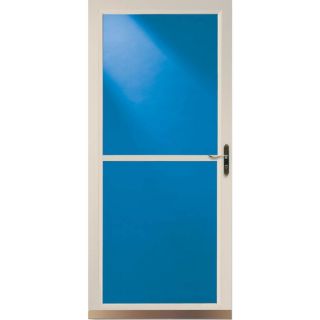 LARSON Almond Tradewinds Full View Tempered Glass Storm Door (Common 81 in x 32 in; Actual 80.71 in x 33.56 in)