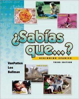 Sabias que . . .  ?, Beginning Spanish (Student Edition + Listening Comprehension Audio Cassette) (9780072342154) Bill VanPatten, James F. Lee, Terry L. Ballman Books